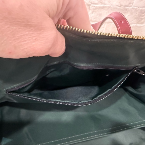 Dooney & Bourke EUC Vintage Burgundy Leather Dome Tote Shoulder Bag - Picture 7 of 12